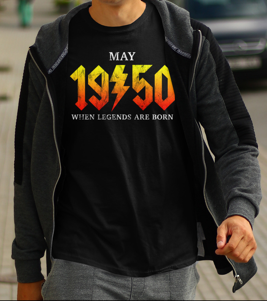 May 1950 When Legends Are Born Classic Rock Legend T-Shirt