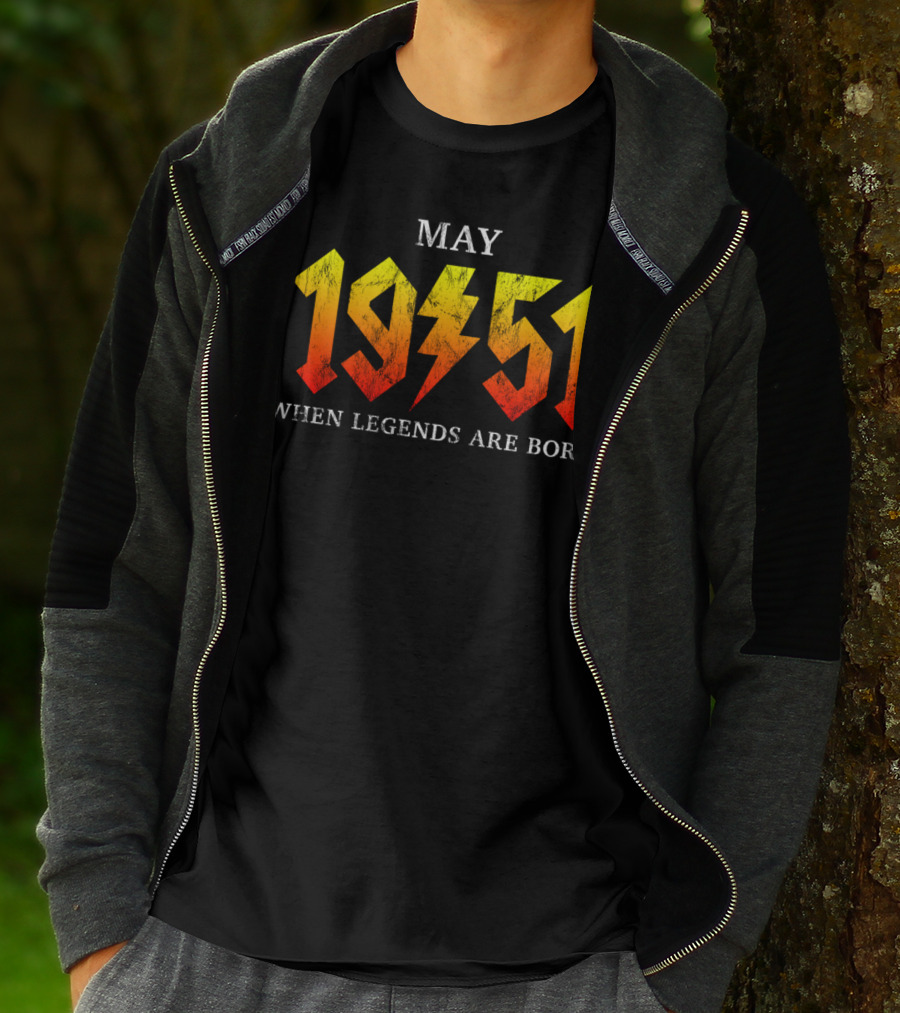 May 1951 When Legends Are Born Classic Rock Legend T-Shirt