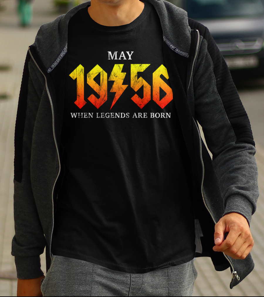 May 1956 When Legends Are Born Classic Rock Legend T-Shirt