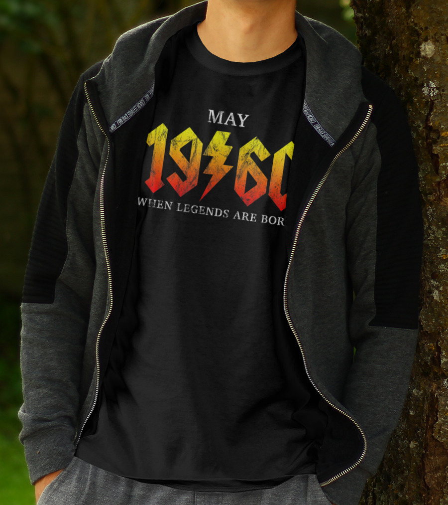 May 1960 When Legends Are Born Classic Rock T-Shirt