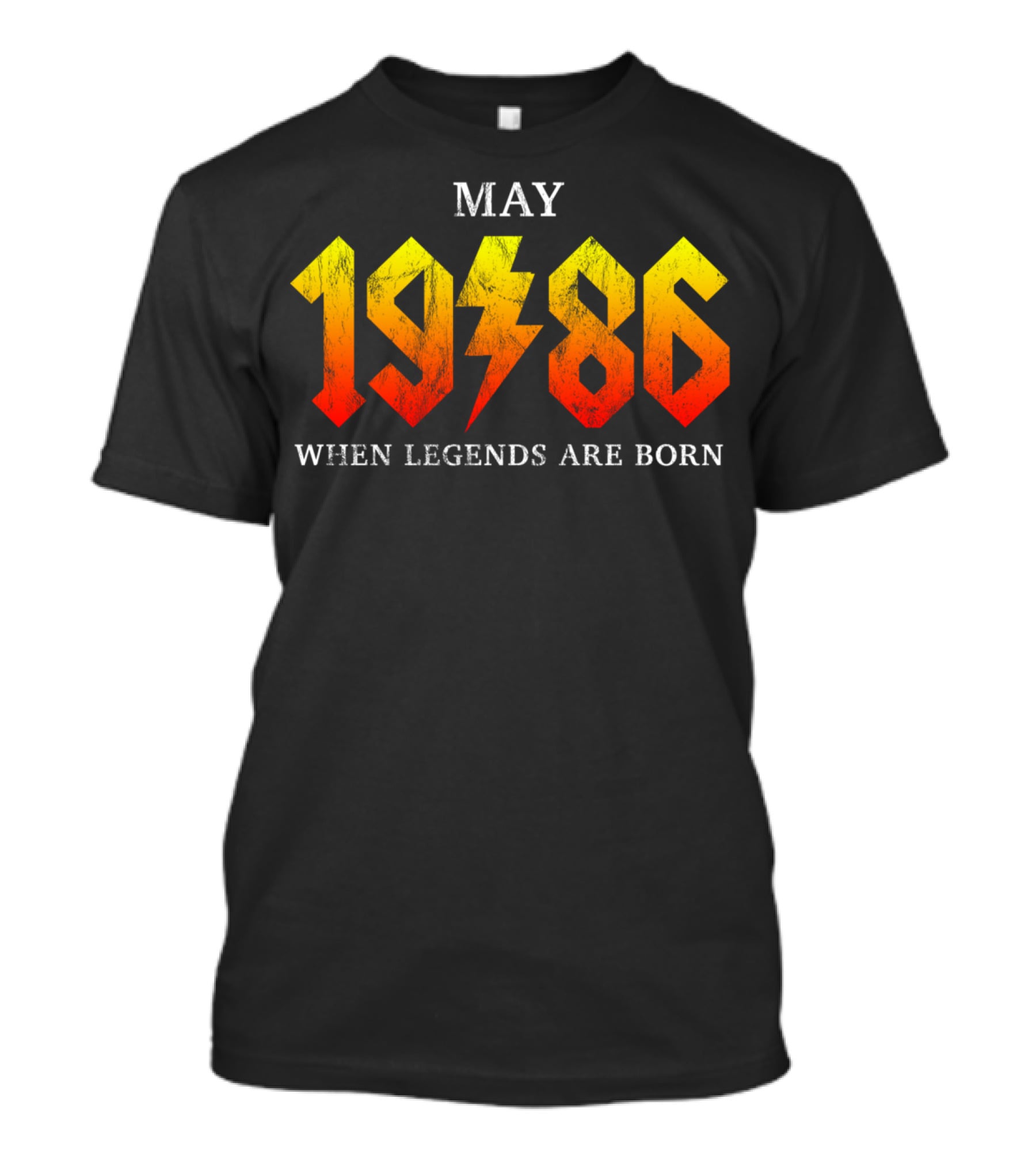 May 1986 When Legends Are Born Classic Rock T-Shirt