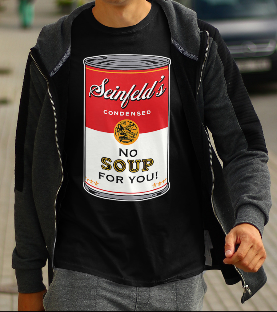 Seinfeld's Condensed No Soup For You Comedy T-Shirt