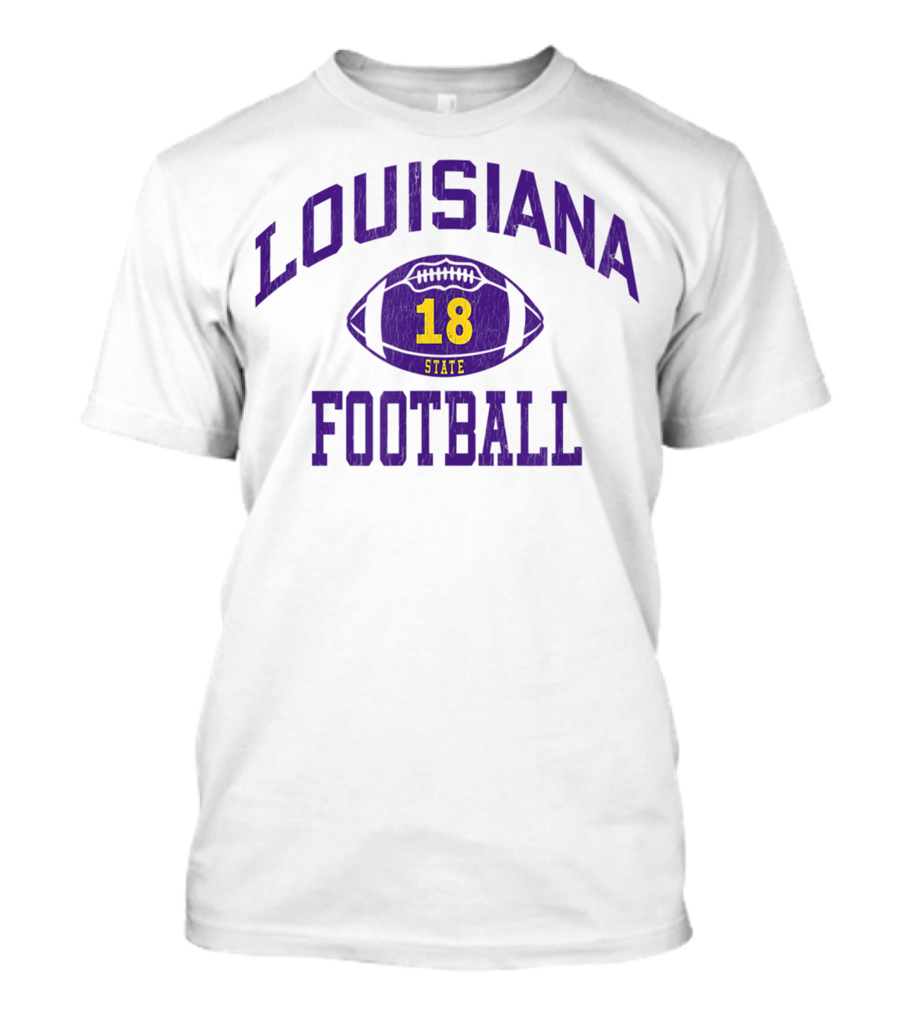 Louisiana State 18 Football Classic Number T-Shirt