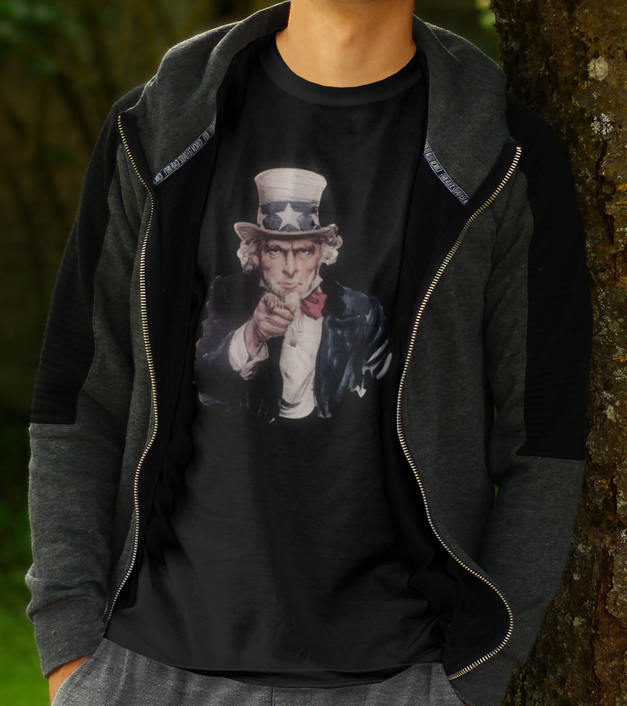Classic Uncle Sam Pointing American Patriotism T-Shirt