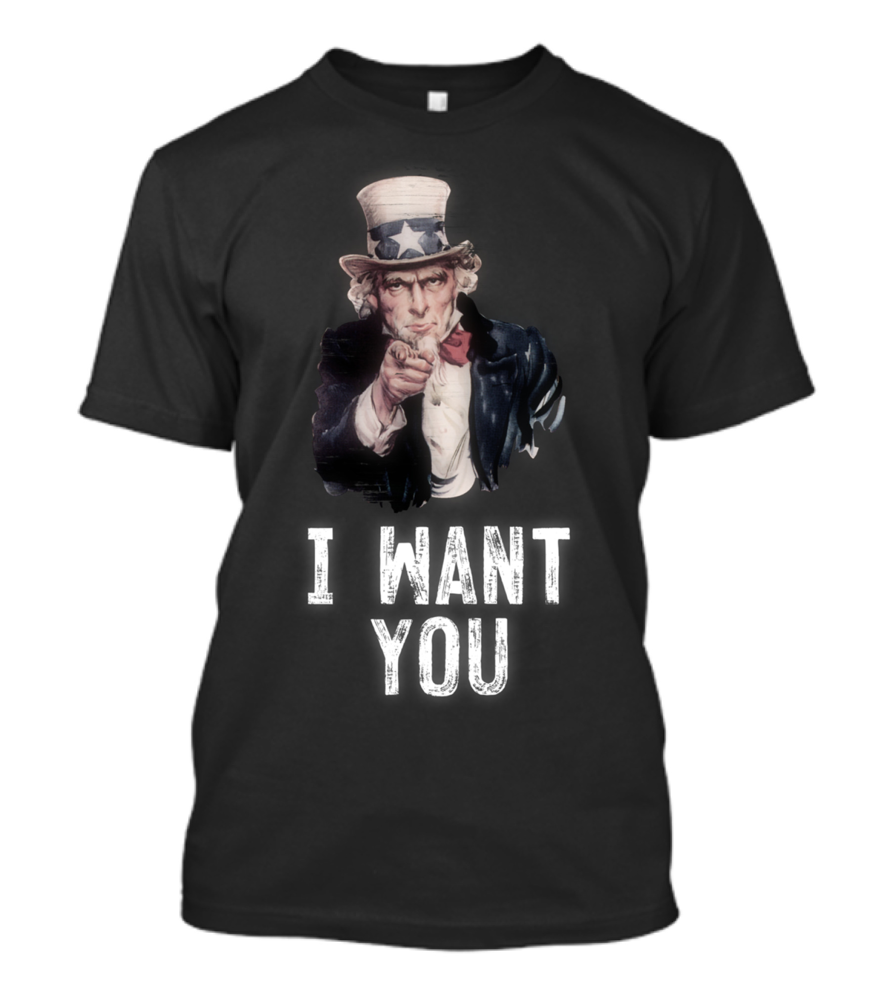 Uncle Sam I Want You Classic Funny American T-Shirt