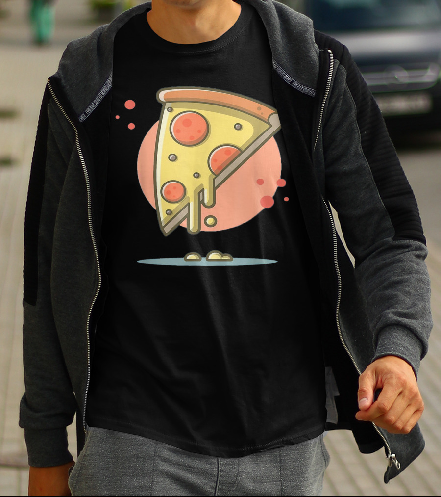 Classic Vintage Pizza Lover Funny Slice T-Shirt