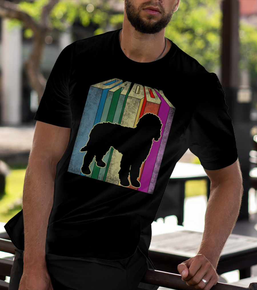 Daddy Multicolor Silhouette Doodle T-Shirt