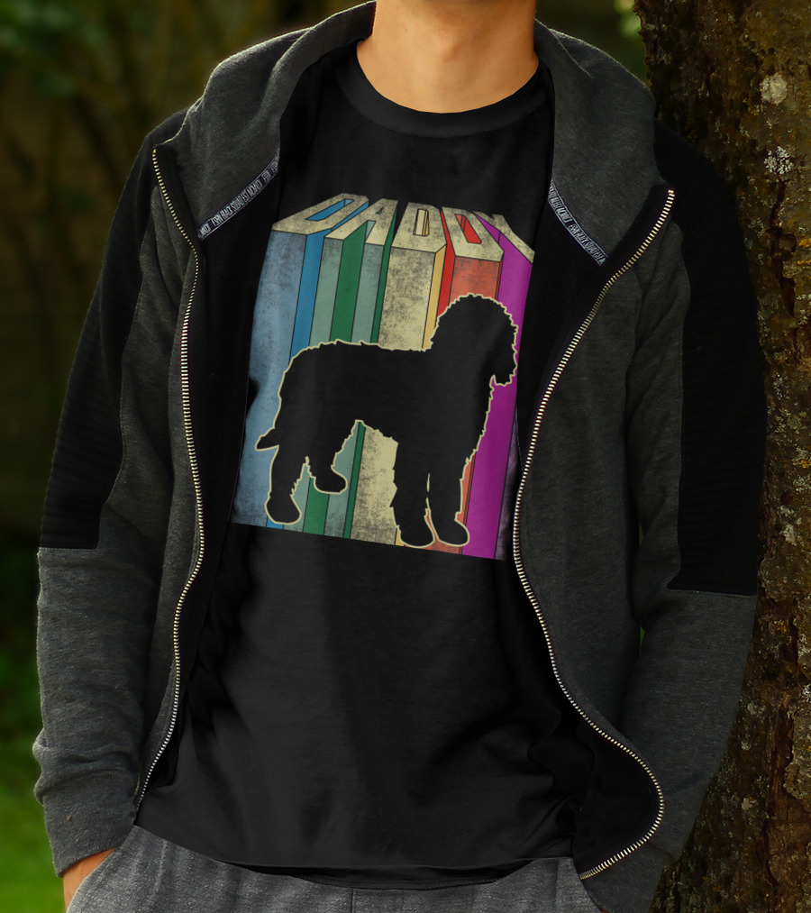 Daddy Multicolor Silhouette Doodle T-Shirt