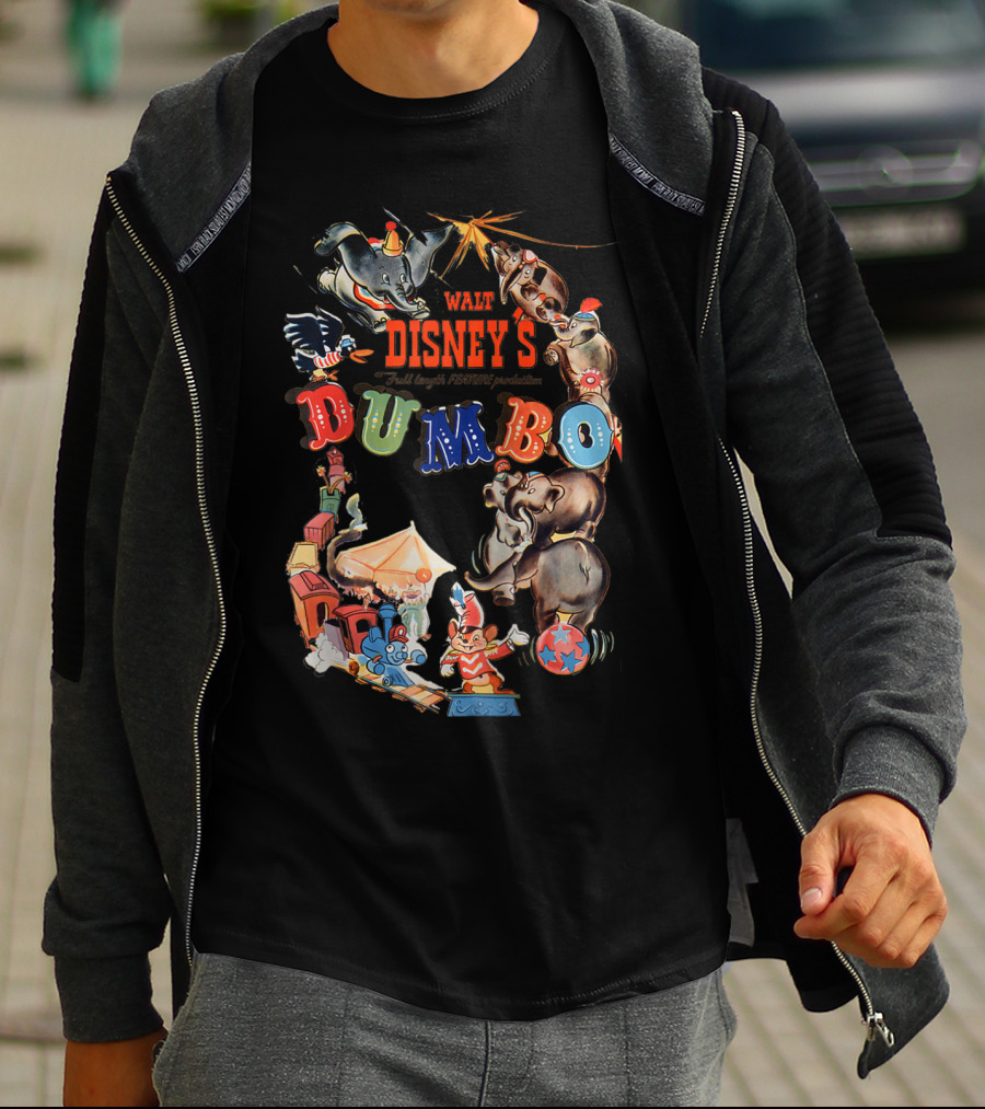 Walt Disney's Dumbo Classic Characters Circus T-Shirt