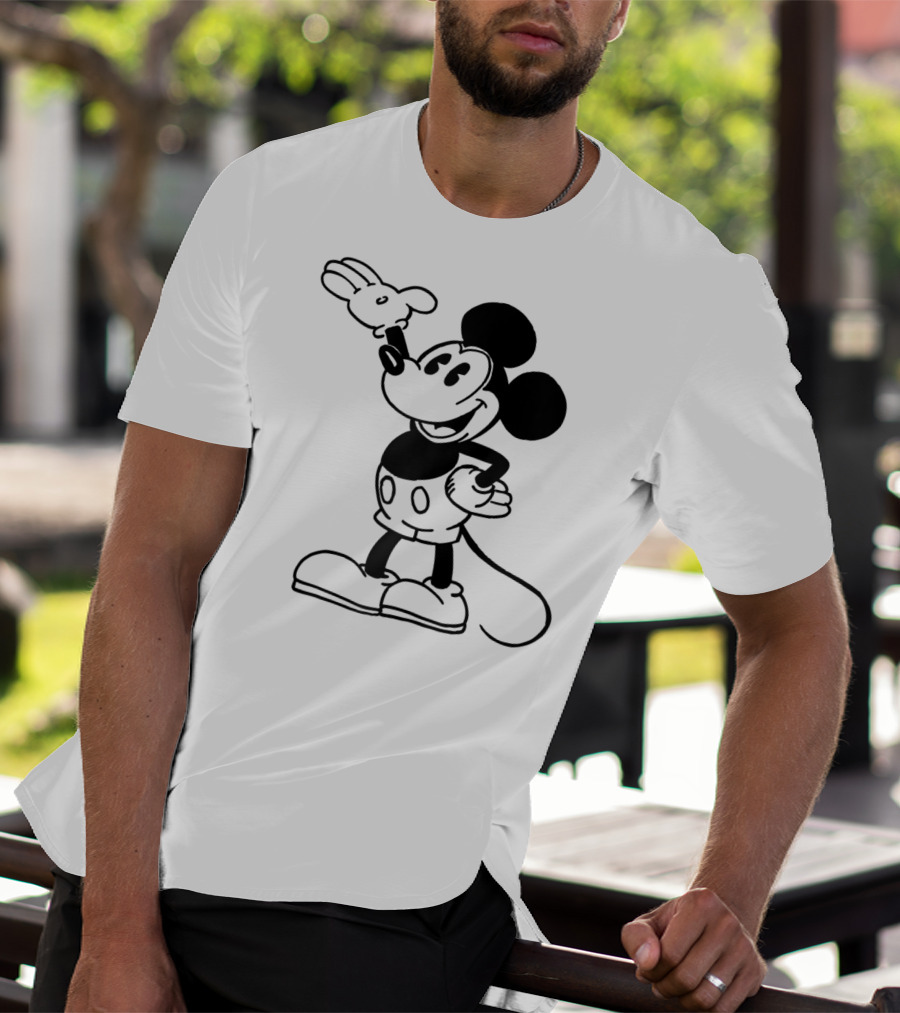 Disney Mickey Mouse Classic Vintage Retro Character T-Shirt