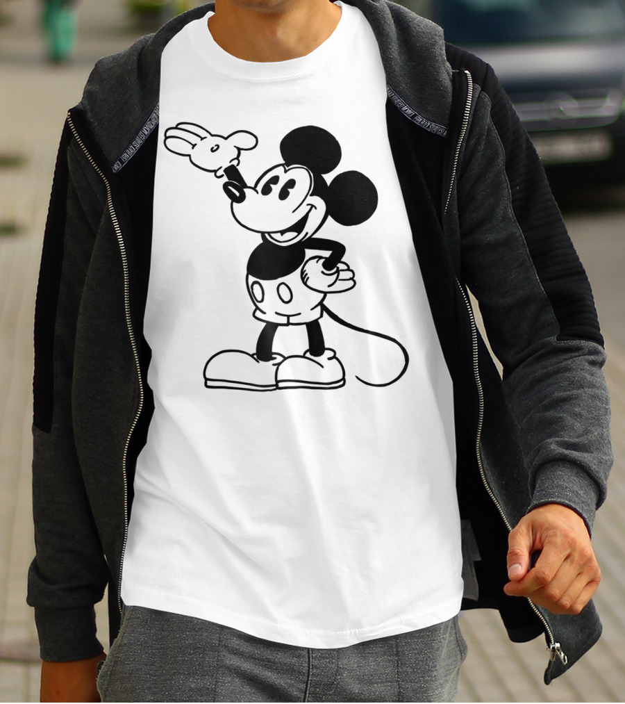 Disney Mickey Mouse Classic Vintage Retro Character T-Shirt