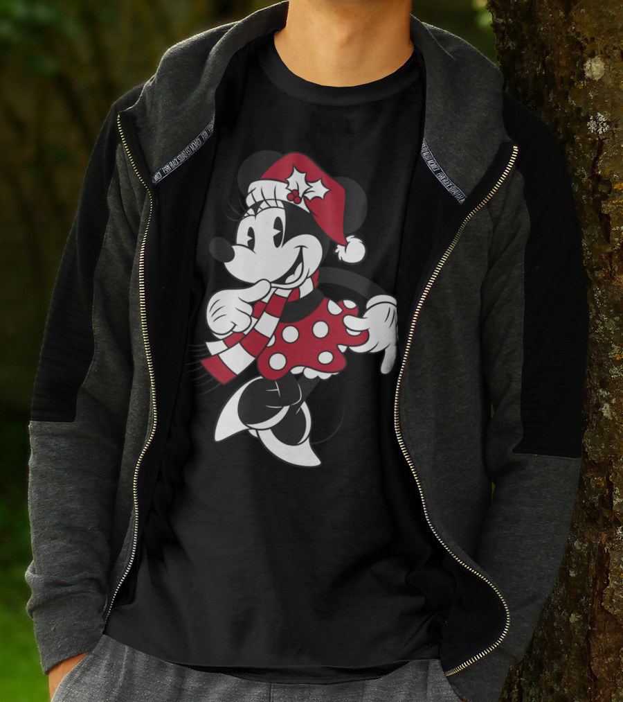 Disney Minnie Mouse Christmas Festive Attire T-Shirt