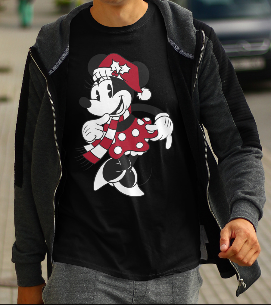 Disney Minnie Mouse Christmas Festive Attire T-Shirt