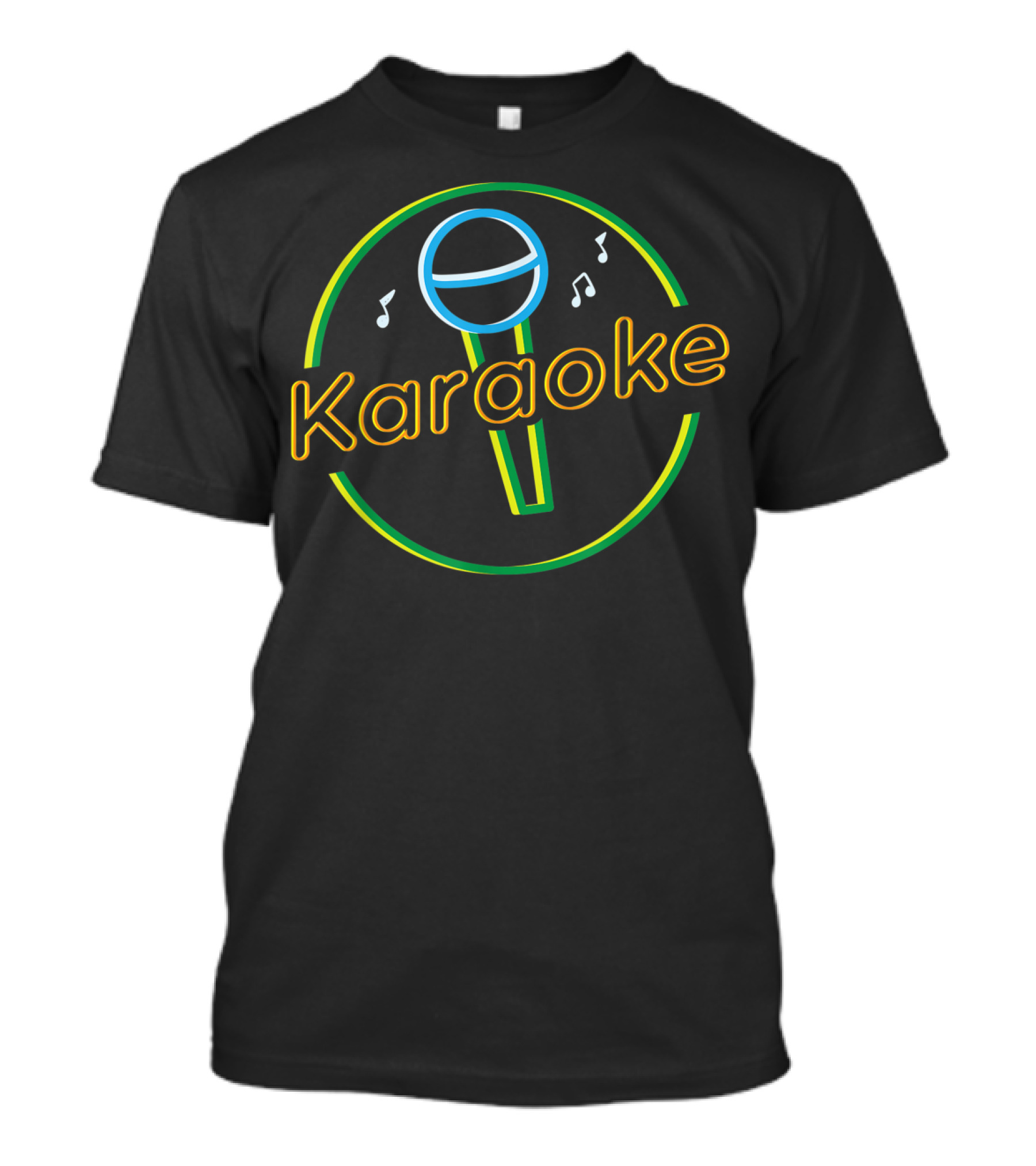 Karaoke Night Classics Microphone Music Retro Singing T-Shirt
