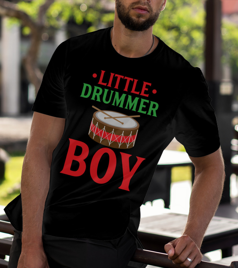 Little Drummer Boy Classic Christmas Drum T-Shirt
