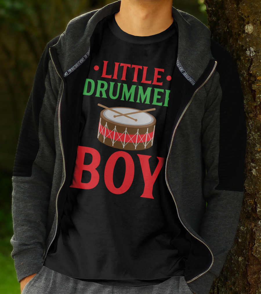 Little Drummer Boy Classic Christmas Drum T-Shirt
