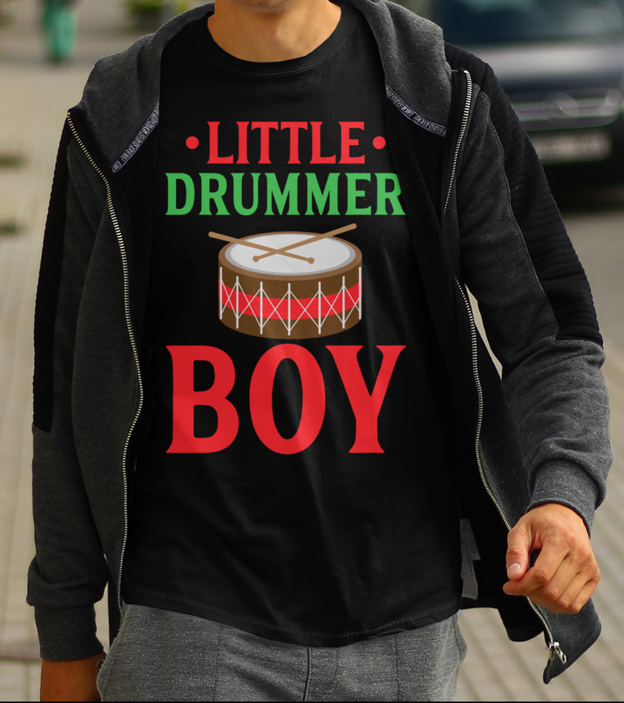 Little Drummer Boy Classic Christmas Drum T-Shirt