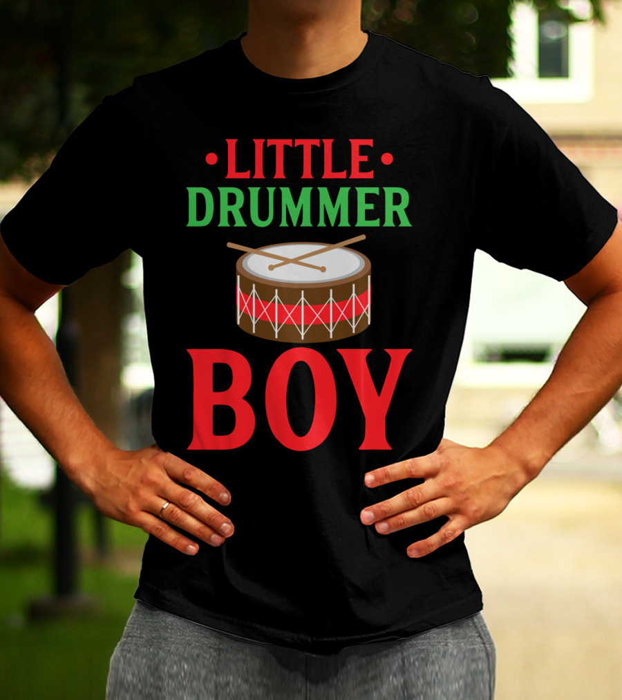 Little Drummer Boy Classic Christmas Drum T-Shirt