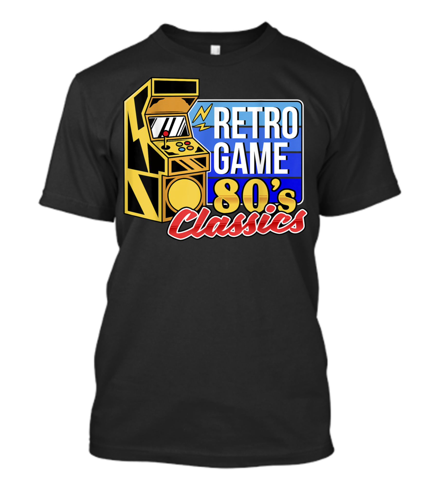 Retro Game 80's Classics Arcade Machine T-Shirt