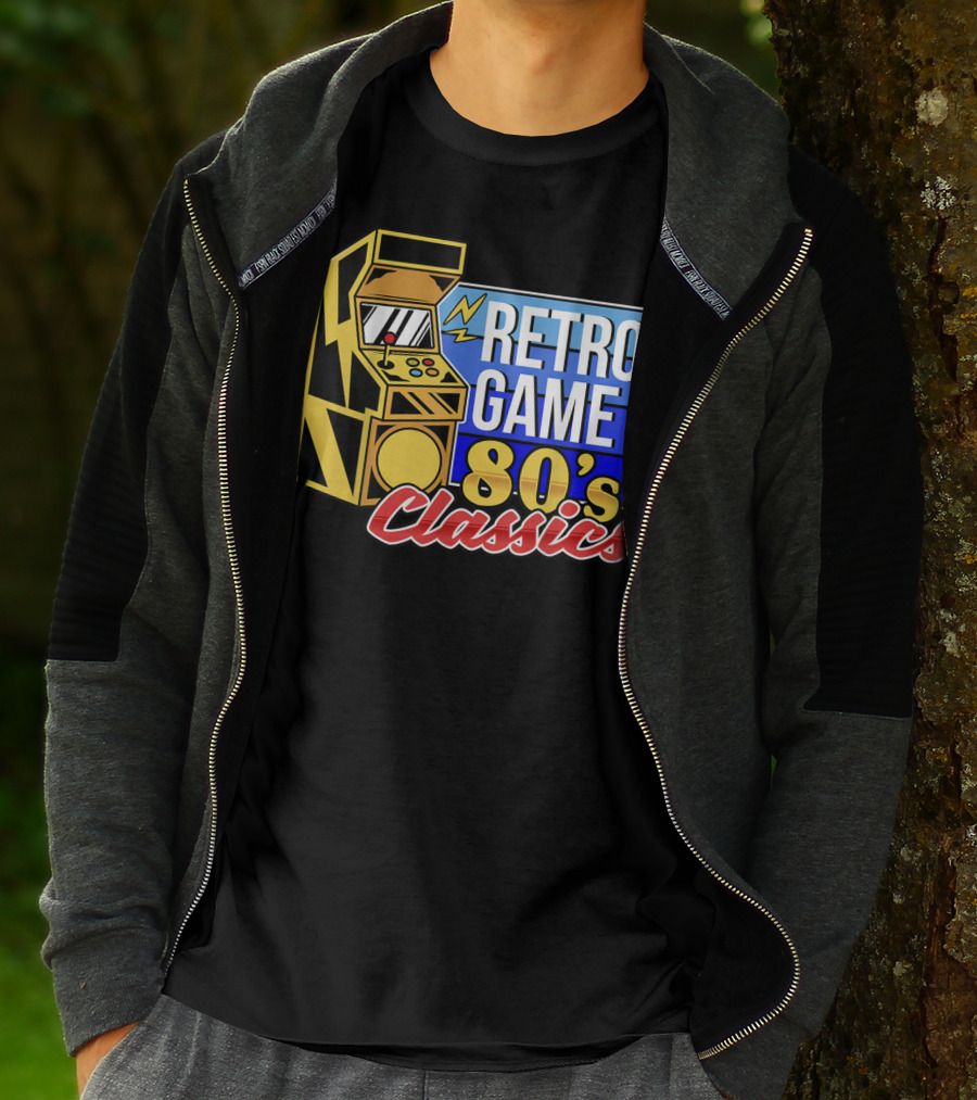 Retro Game 80's Classics Arcade Machine T-Shirt