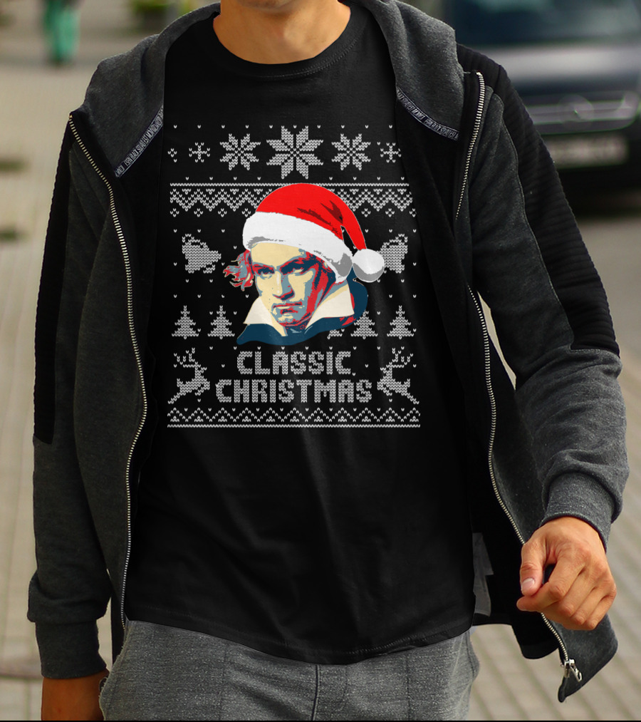 Ludwig Van Beethoven Classic Christmas T-Shirt