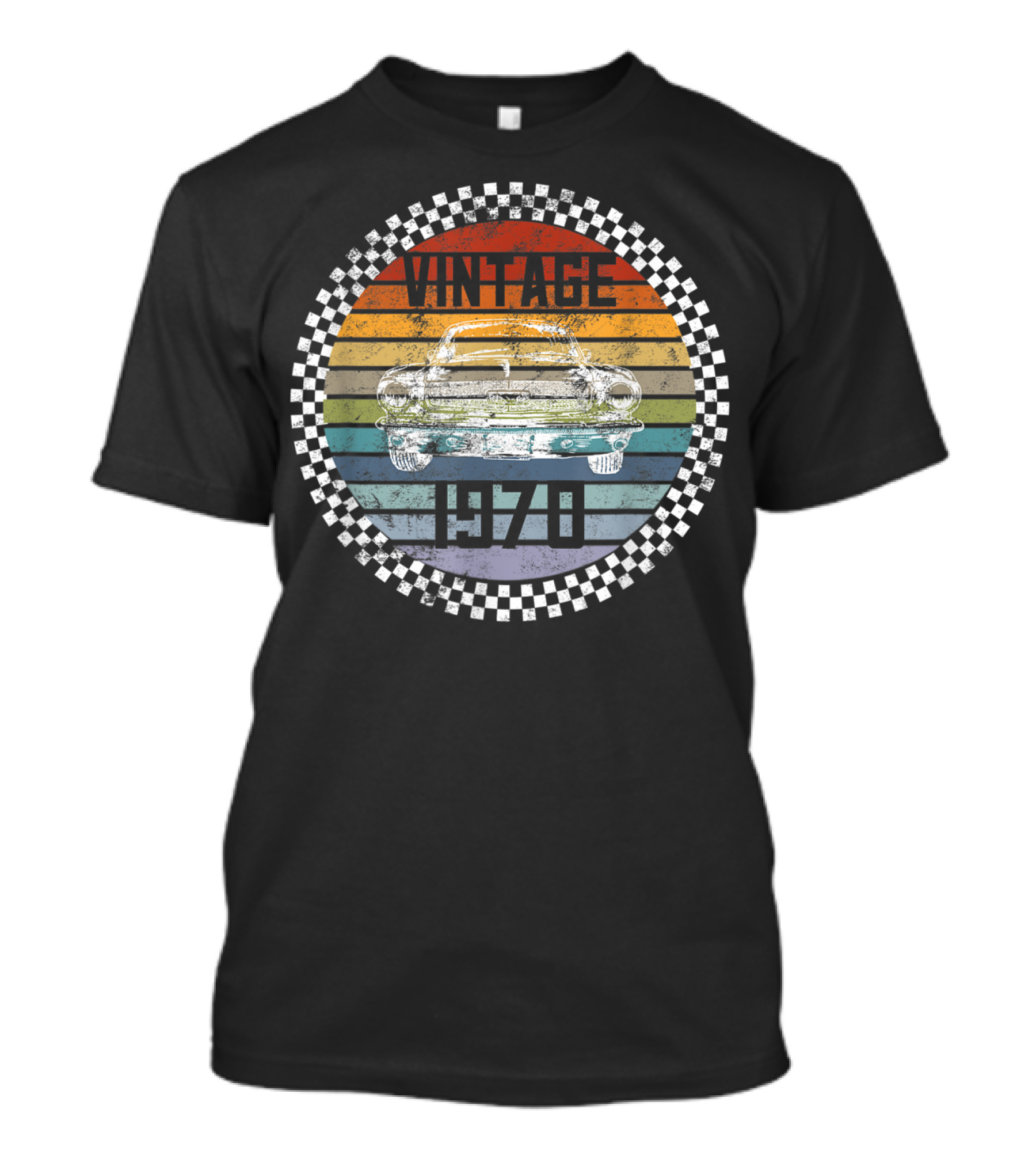 Vintage 1970 Men's 50 Year Old Birthday Classic Car T-Shirt