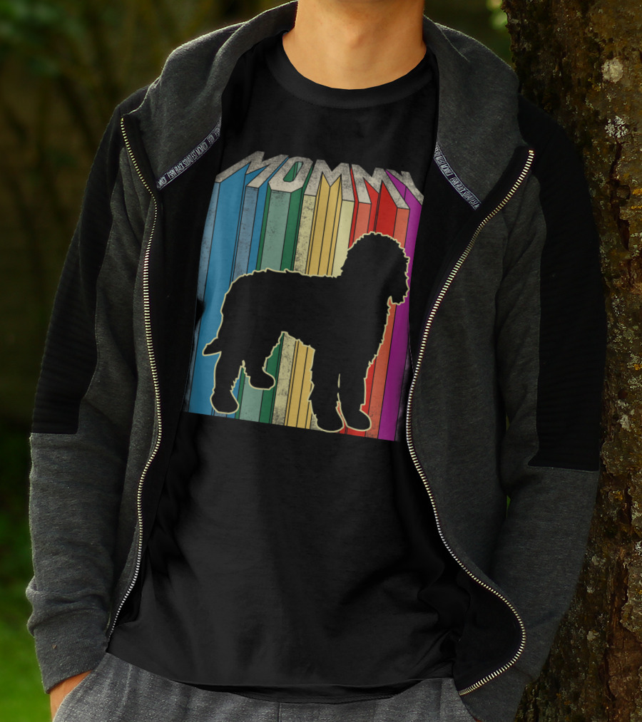 Rainbow Mommy Doodle Dog T-Shirt
