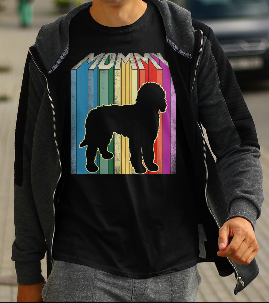 Rainbow Mommy Doodle Dog T-Shirt