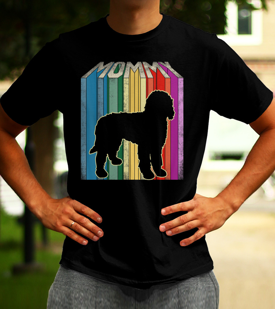 Rainbow Mommy Doodle Dog T-Shirt