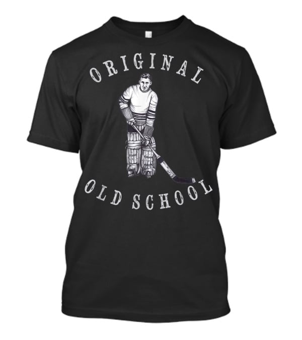 Original Old School Hockey Goalie Vintage Era T-Shirt