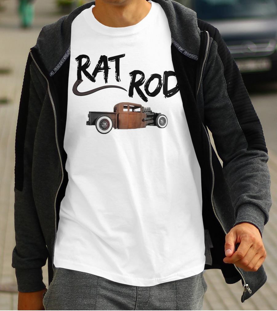 Rat Rod Classic Vintage Hot Rod Rusted T-Shirt