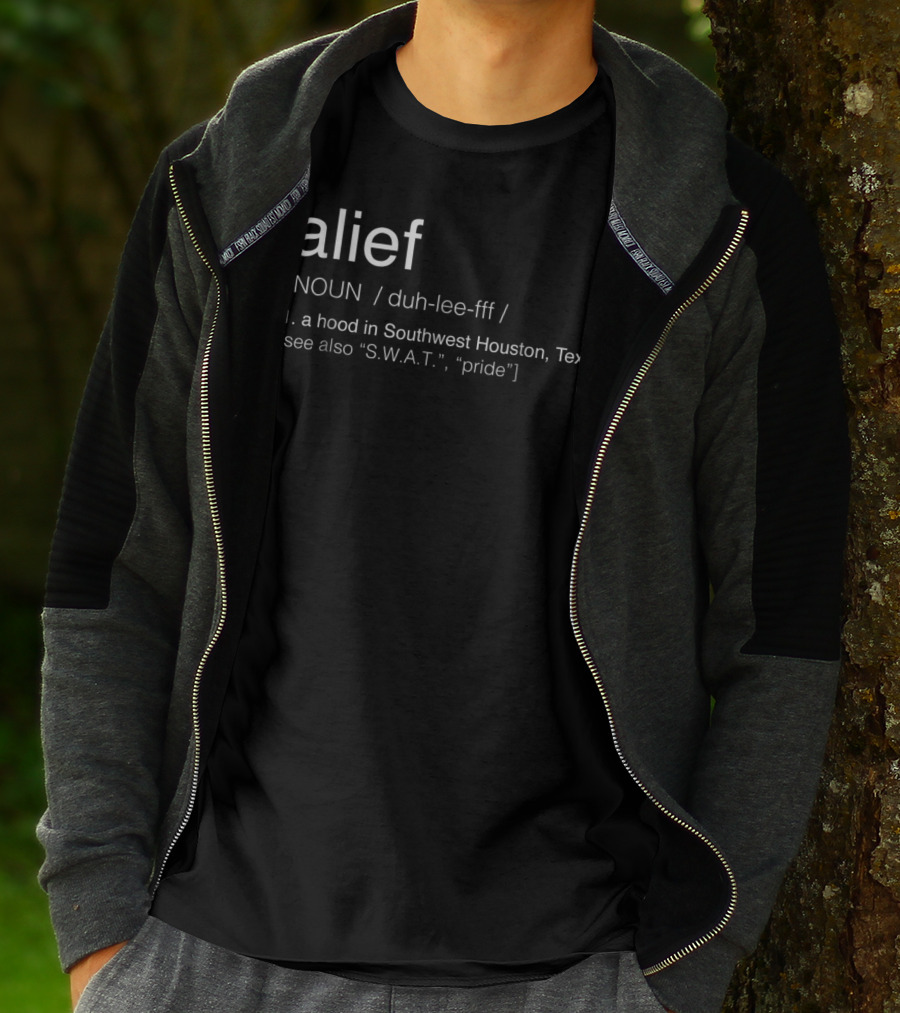 Alief Noun Definition Southwest Houston Pride SWAT T-Shirt