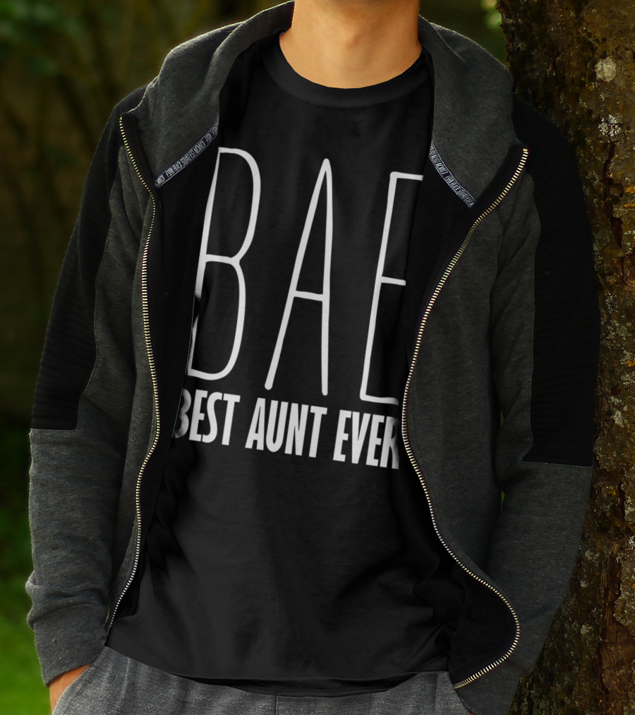 Bae Best Aunt Ever Funny For Aunts Bae T-Shirt