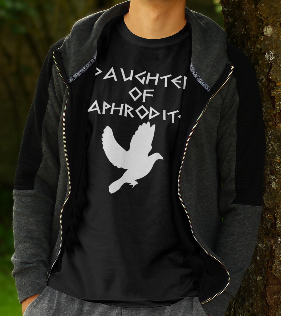 Daughter Of Aphrodite Graphic With Dove T-Shirt