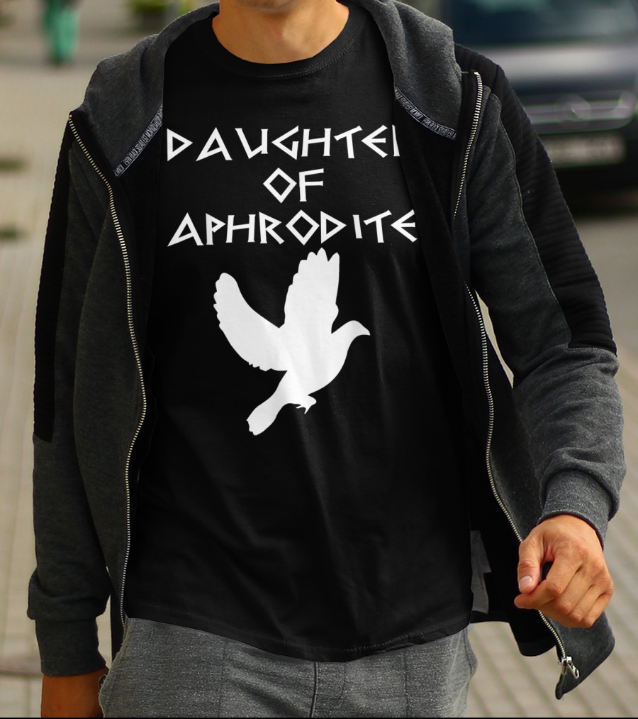 Daughter Of Aphrodite Graphic With Dove T-Shirt