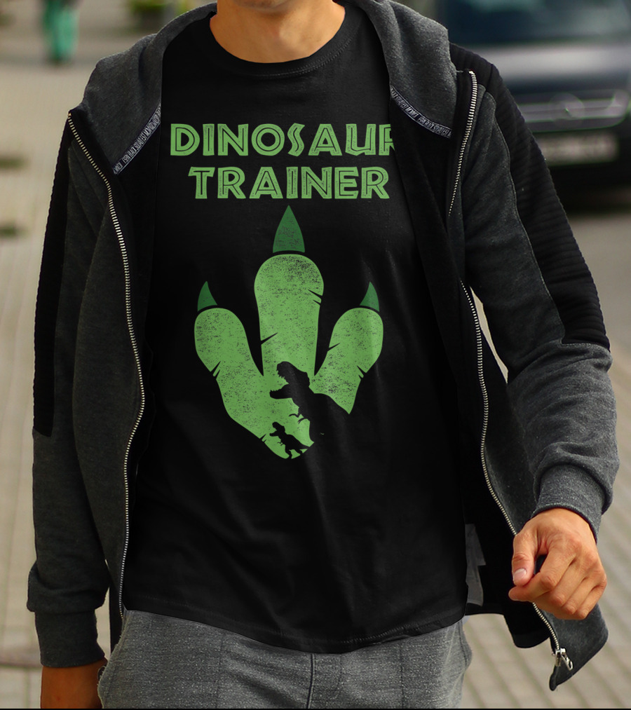 Dinosaur Trainer Big Jurassic Footprint With T-Rex T-Shirt