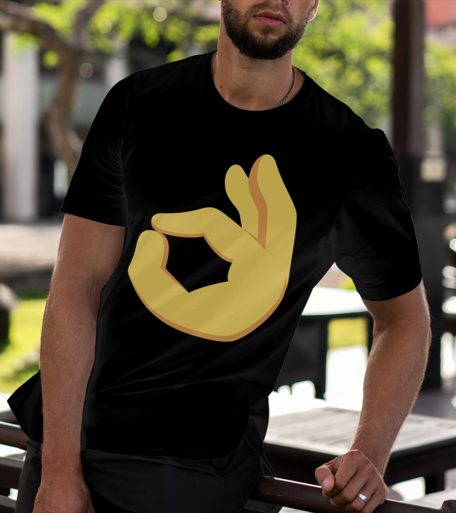 Emoji Ok Hand Sign Okay Yes Dank T-Shirt