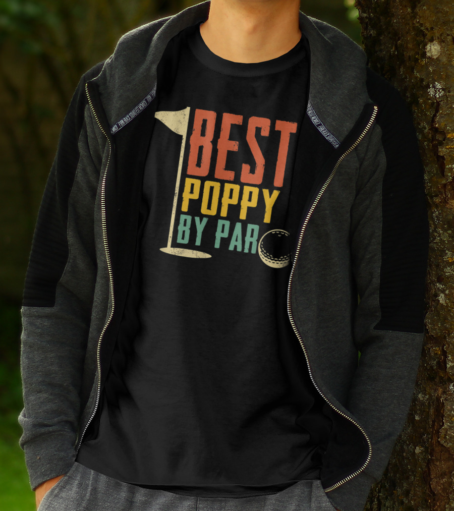 Father's Day Best Poppy By Par Golf Lovers T-Shirt