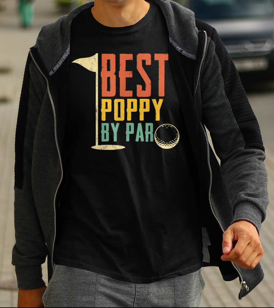 Father's Day Best Poppy By Par Golf Lovers T-Shirt