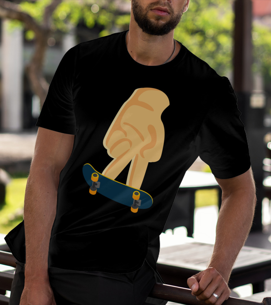 Fingerboard Skateboard Finger Skating Skateboard Board T-Shirt