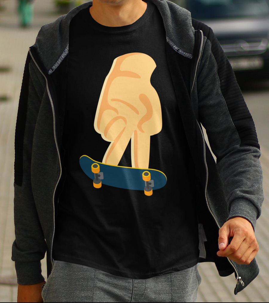 Fingerboard Skateboard Finger Skating Skateboard Board T-Shirt