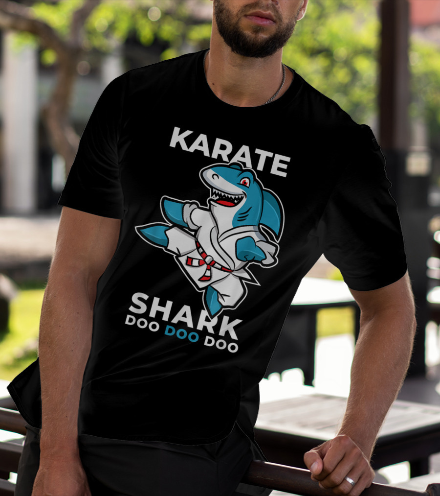Karate Shark Doo Doo Doo Martial Arts Baby Shark T-Shirt
