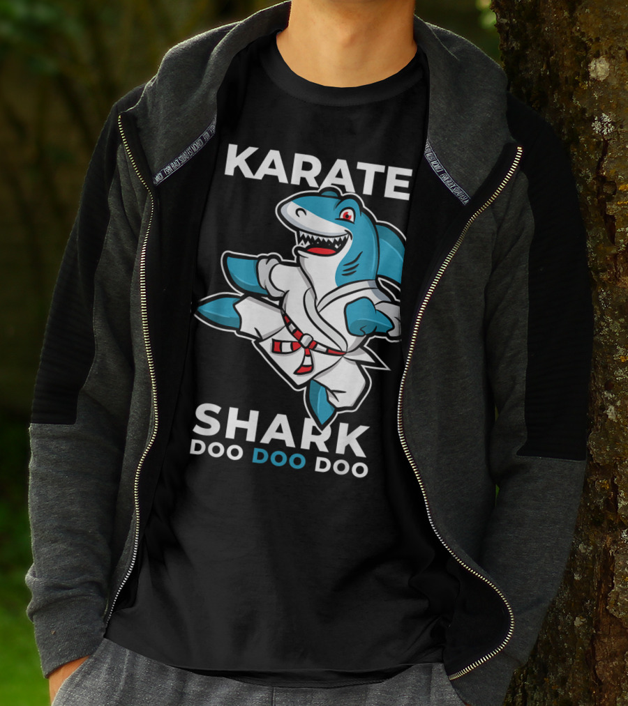 Karate Shark Doo Doo Doo Martial Arts Baby Shark T-Shirt