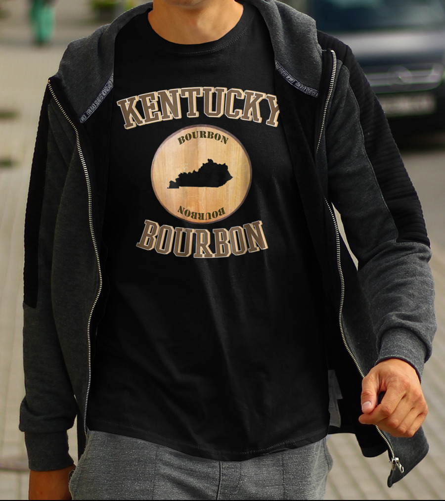 Kentucky Bourbon Barrel Great Father Bourbon Lover T-Shirt