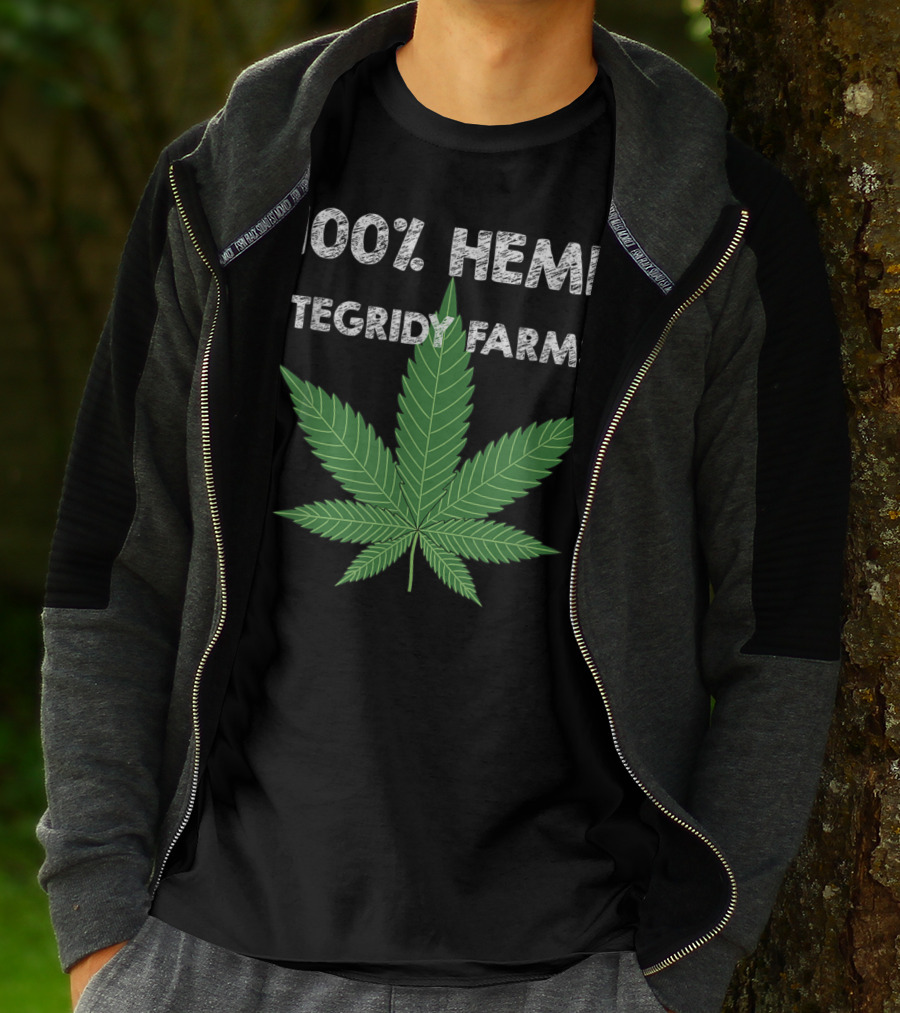 100% Hemp Tegridy Farms Leaf Comedy T-Shirt