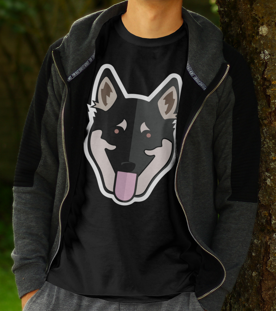 German Shepherd Dog Face T-Shirt