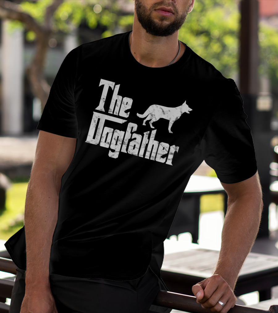 German Shepherd The Dogfather Funny Dog Owner T-Shirt