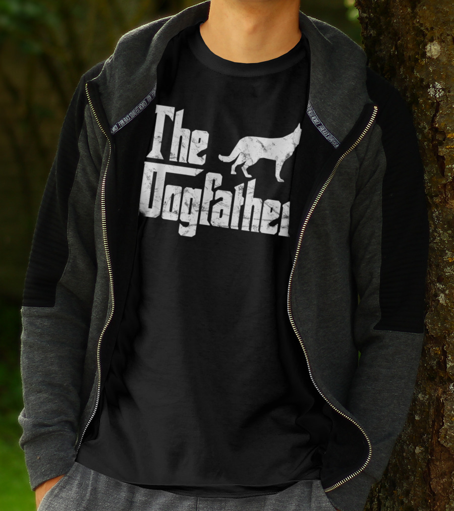 German Shepherd The Dogfather Funny Dog Owner T-Shirt