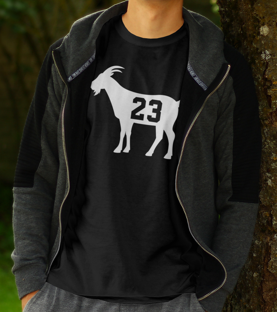 Goat 23 MJ Greatest Of All Time Basketball Legend Iconic Number T-Shirt