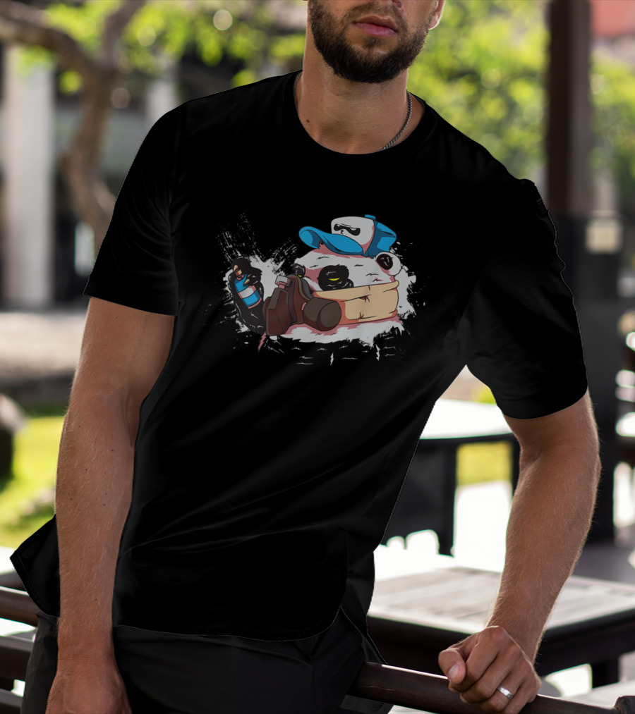 Graffiti Ar Spray Paint Character Collection T-Shirt